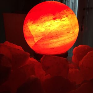 Lampade di Sale Rosa Lavorate
